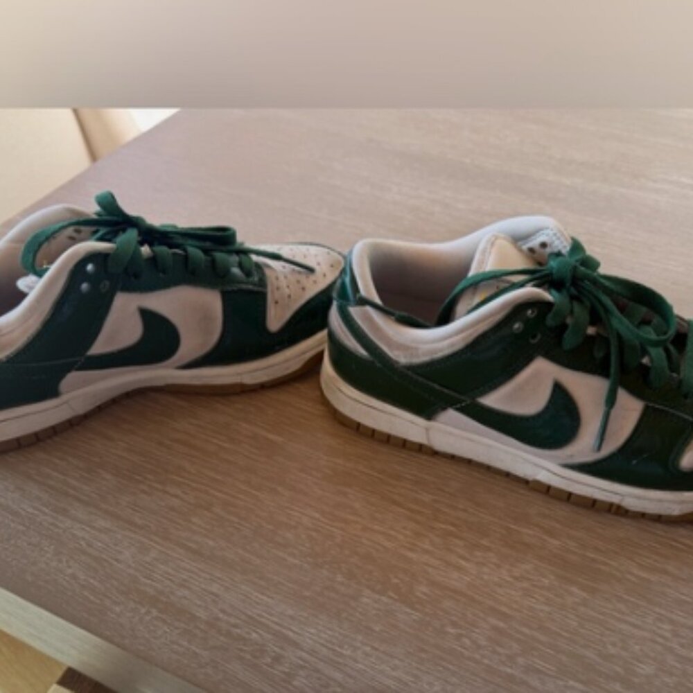 Nike Dunk Low LX Gorge Green Ostrich Premium Sneakers Women's 6.5 - Picture 7 of 8